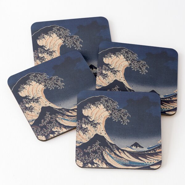 Item preview, Indigo dyeing The Great Wave off  designed and sold by miyabi-bonds.