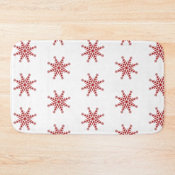 Item preview, Red snowflake white background  designed and sold by Bojana92.
