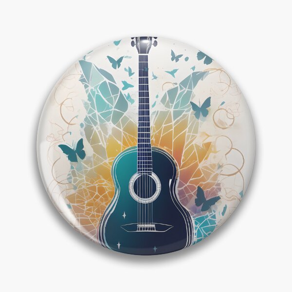 Item preview, Musical Pixels: Adorn Your Walls with Digital Art That Celebrates the Elegance of Guitars designed and sold by Artedig.
