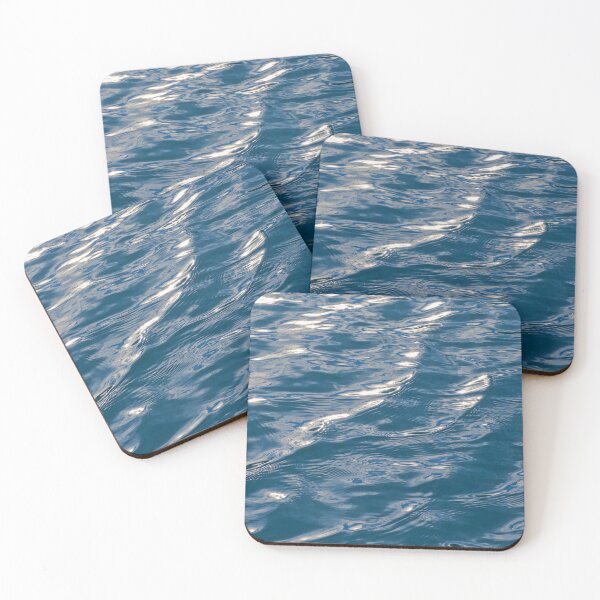 Item preview, Blue wavy water surface designed and sold by xophotography.