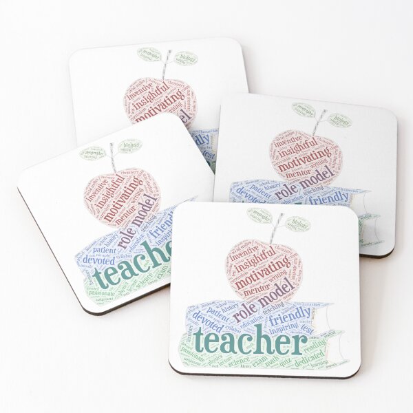Item preview, Teacher Wordcloud for Lighter Backgrounds designed and sold by WordsYouLove.
