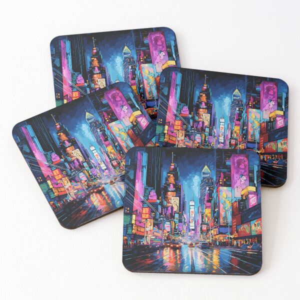 Item preview, Neon Metropolis Rush designed and sold by sagybp.