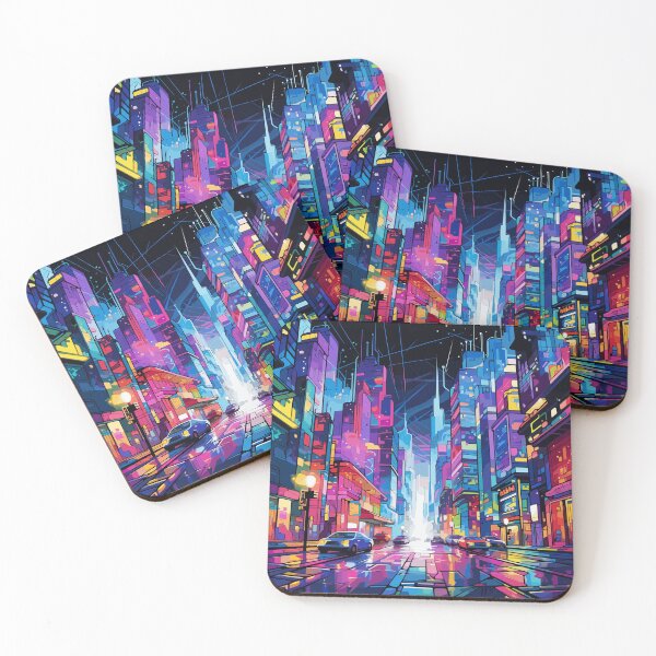 Item preview, Neon Metropolis Rush 2 designed and sold by sagybp.