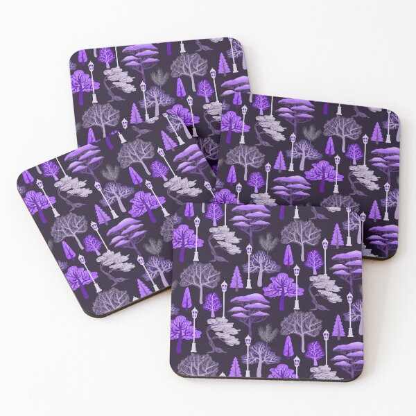 Item preview, Purple trees woods designed and sold by Lilacoraldesgn.