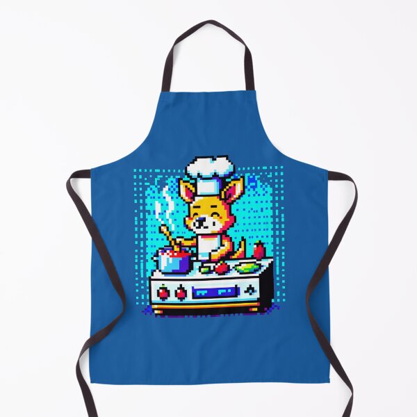 Artikelvorschau, Gourmet-Känguru: 8-Bit-Pixel-Kulinarikmeister entworfen und verkauft von PixelPunkster.