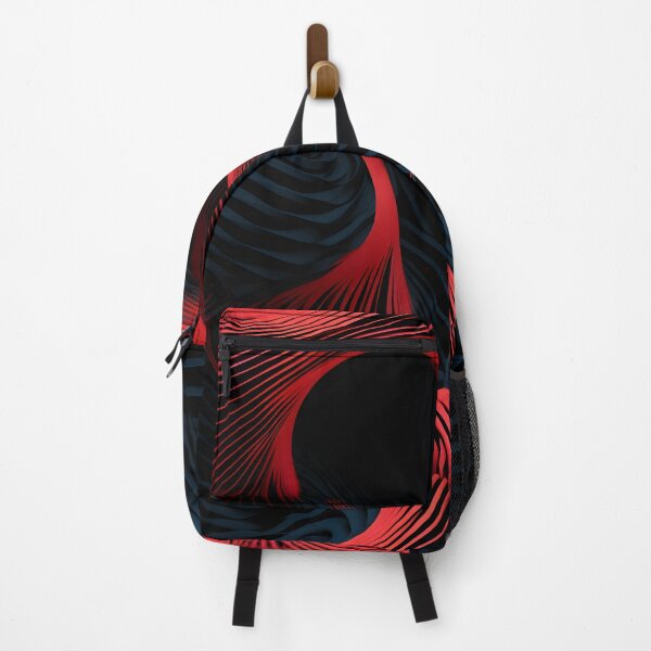 Item preview, Vortex Elegance: Red and Black Abstract Swirls designed and sold by VectorPlace.