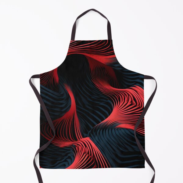 Item preview, Vortex Elegance: Red and Black Abstract Swirls designed and sold by VectorPlace.