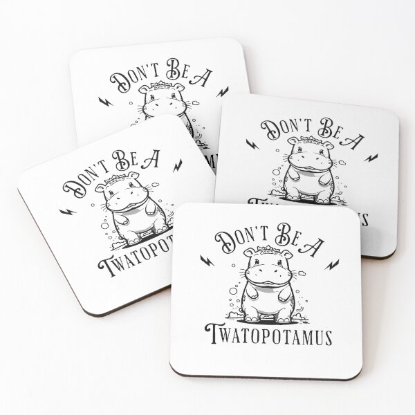 Item preview, Don’t be a twatopotamus hippo designed and sold by MindFrank.