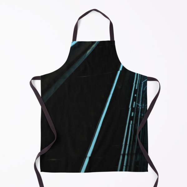 Item preview, Abstract Aqua Blue Escalator Neon Lines 1 designed and sold by Diana van Neck.