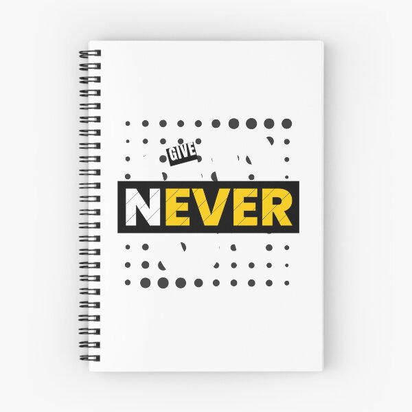 Item preview, give up never t shirt designed and sold by Zizimo.
