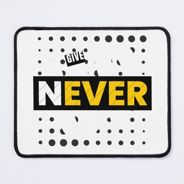 Item preview, give up never t shirt designed and sold by Zizimo.