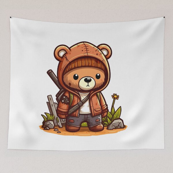 Item preview, Cute Post-Apocalyptic Bear Kawaii designed and sold by TeddybearClub.