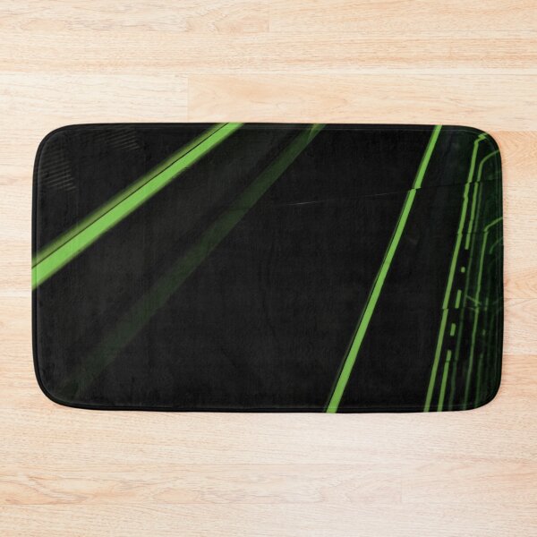 Item preview, Abstract Green Escalator Neon Lines 1  designed and sold by Diana van Neck.