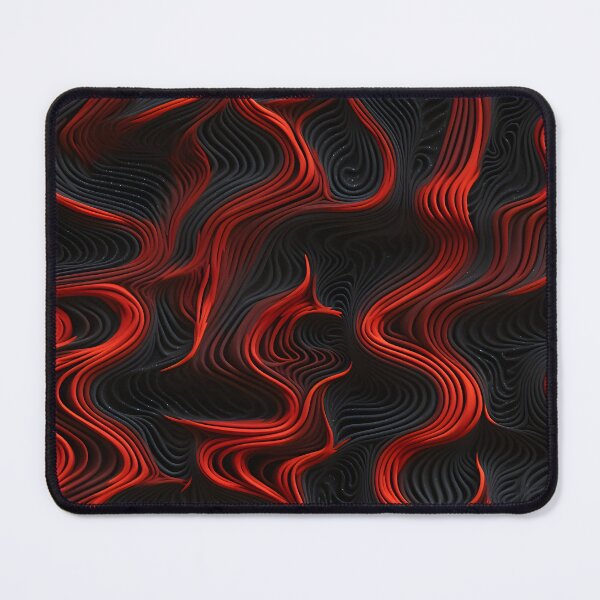 Item preview, Crimson Contours: Abstract Sable Swirls designed and sold by VectorPlace.