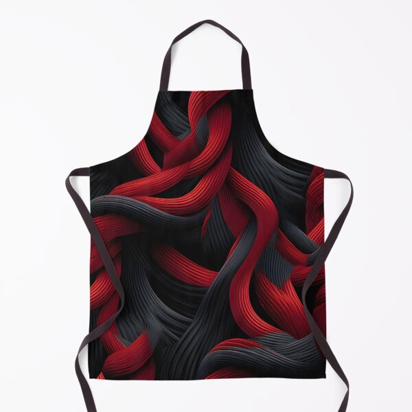 Item preview, Crimson Twists: Abstract Ebony Weaves designed and sold by VectorPlace.