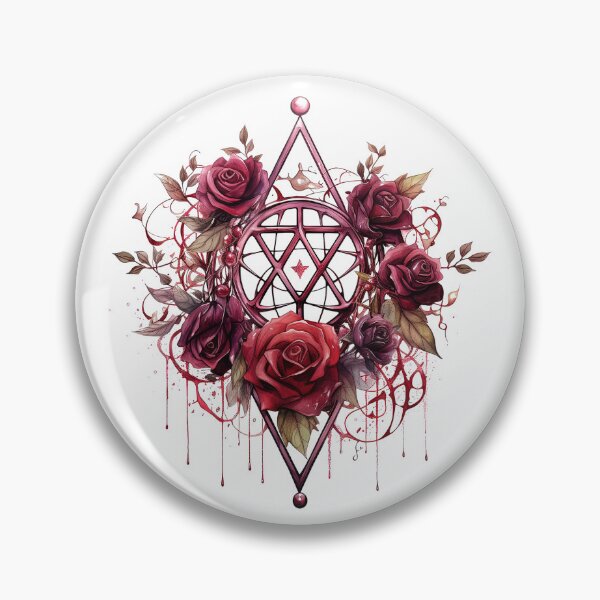 Item preview, Watercolor OxBlood Witch's tools designed and sold by Mandayartstudio.