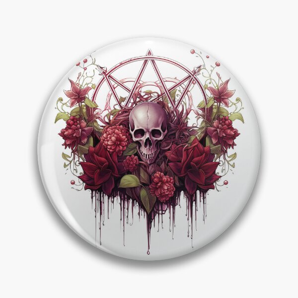 Item preview, Watercolor OxBlood Witch's tools designed and sold by Mandayartstudio.