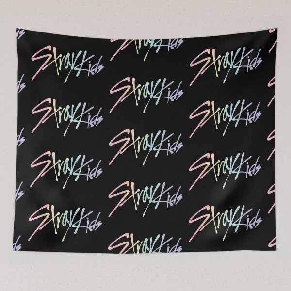 Item preview, STRAY KIDS Pastel Rainbow Logo designed and sold by LilMissRandom17.