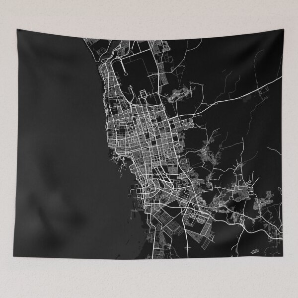 Item preview, Jeddah City Map of Makkah, Saudi Arabia - Full Moon designed and sold by deMAP.