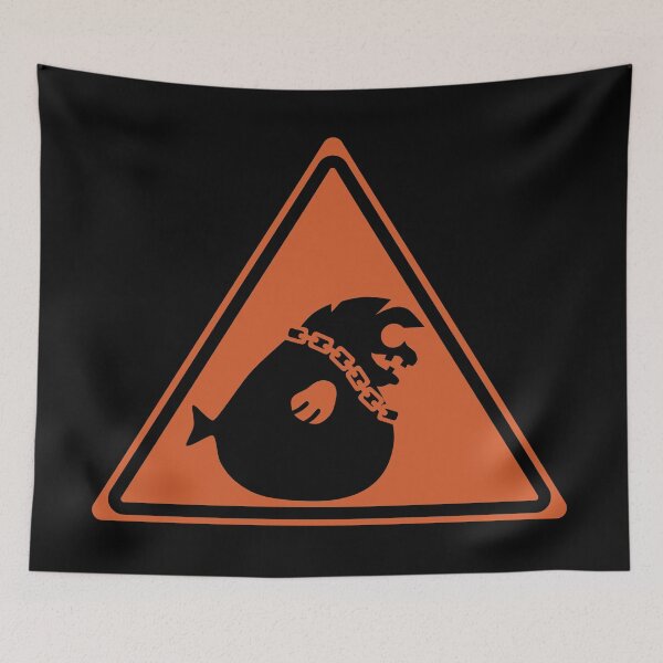 Item preview, Big Run Cohozuna Warning Sign designed and sold by galaxydaydreams.