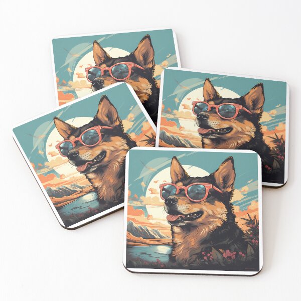 Item preview, Retro Dog Design Delicacies designed and sold by Artful-Adam.