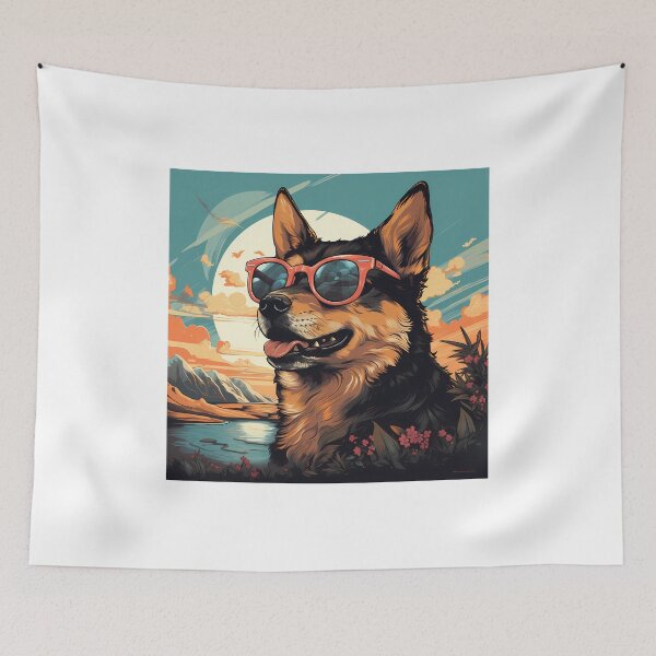 Item preview, Retro Dog Design Delicacies designed and sold by Artful-Adam.