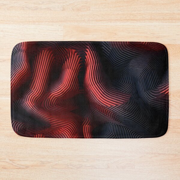 Item preview, Crimson Folds: Abstract Red and Black Layers designed and sold by VectorPlace.