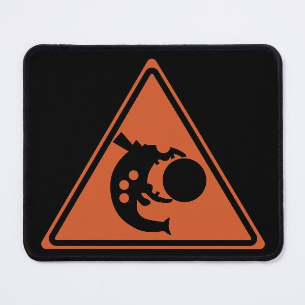 Item preview, Big Run Horrorborus Warning Sign designed and sold by galaxydaydreams.