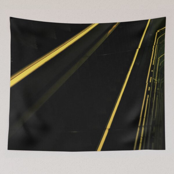 Item preview, Abstract Yellow Escalator Neon Lines 1  designed and sold by Diana van Neck.