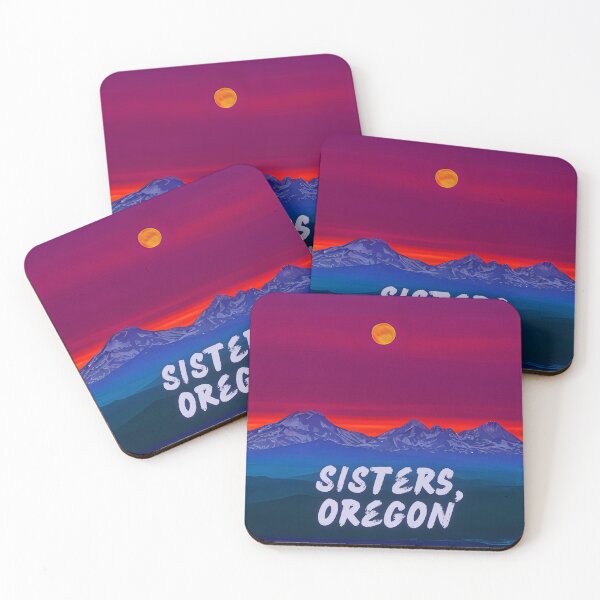 Item preview, Sisters Oregon In An Oil Painting Style Design designed and sold by OregonsOwn.