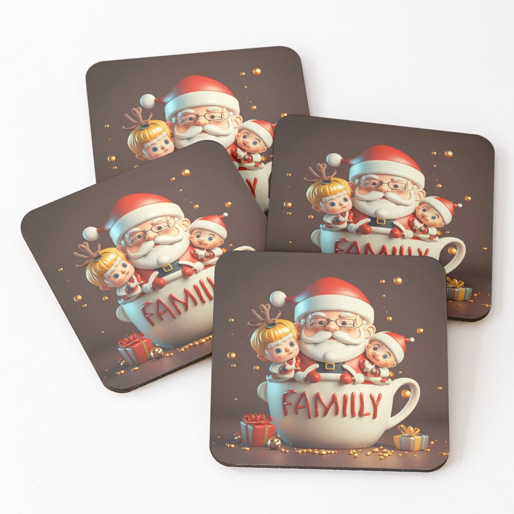 Item preview, Coasters (Set of 4) designed and sold by KGOLDFITNESS.