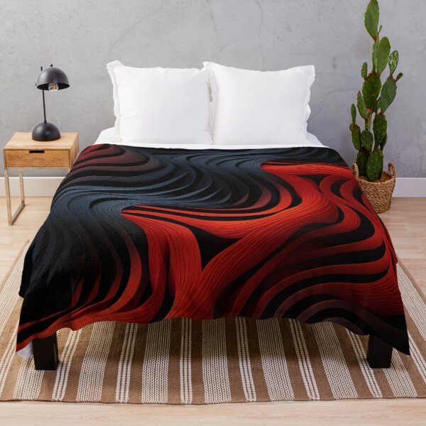 Item preview, Rouge and Onyx Waves: Abstract Swirls designed and sold by VectorPlace.