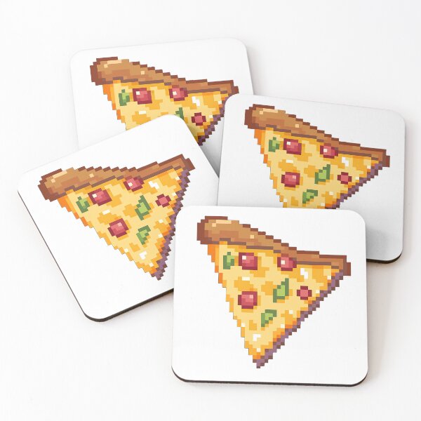 Item preview, Pizza slice - Pixel art designed and sold by octoboobs.