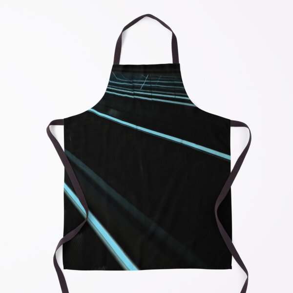 Item preview, Abstract Aqua Blue Escalator Neon Lines 2 designed and sold by Diana van Neck.