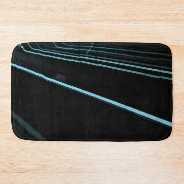 Item preview, Abstract Aqua Blue Escalator Neon Lines 2  designed and sold by Diana van Neck.