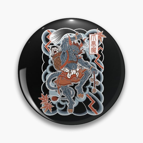 Item preview, Krampus Tattoo Style - Creepy Japanese Irezumi Tattoo Style - Christmas Holiday Design designed and sold by Nemons.