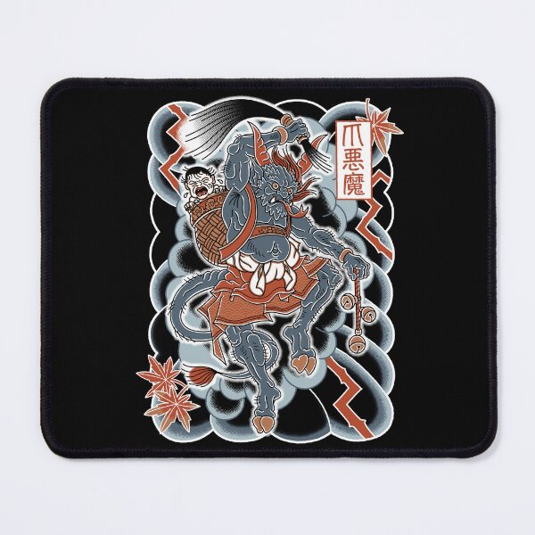 Item preview, Krampus Tattoo Style - Creepy Japanese Irezumi Tattoo Style - Christmas Holiday Design designed and sold by Nemons.