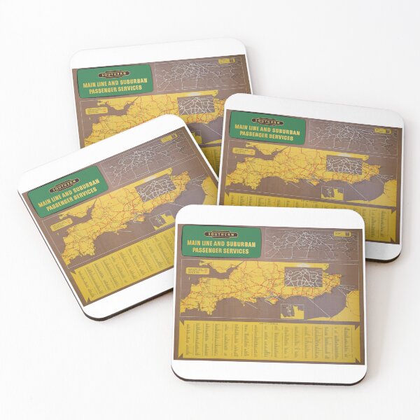 Item preview, Vintage Southern Railway Network Map designed and sold by Random Railways.
