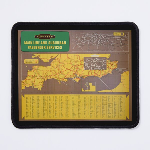 Item preview, Vintage Southern Railway Network Map designed and sold by Random Railways.