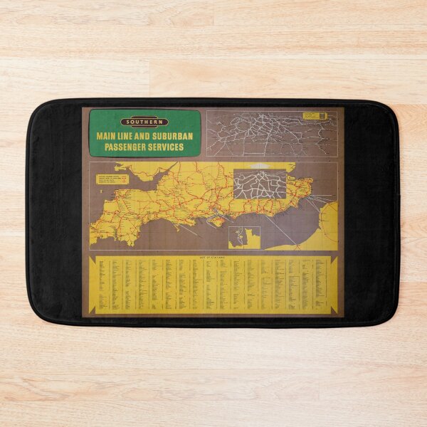 Item preview, Vintage Southern Railway Network Map designed and sold by Random Railways.