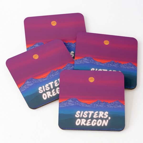 Item preview, Sisters Oregon In An Oil Painting Style Design designed and sold by OregonsOwn.