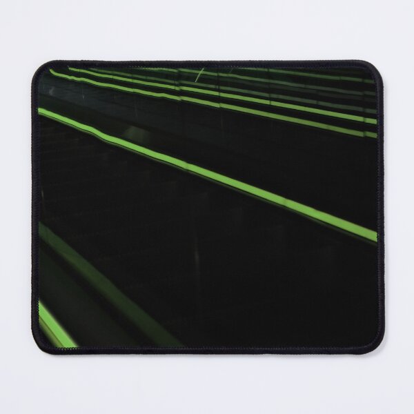 Item preview, Abstract Green Escalator Neon Lines 2  designed and sold by Diana van Neck.