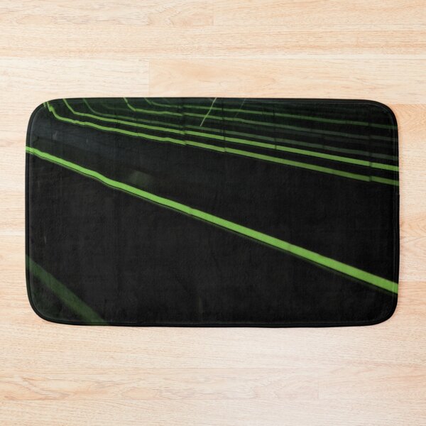 Item preview, Abstract Green Escalator Neon Lines 2  designed and sold by Diana van Neck.
