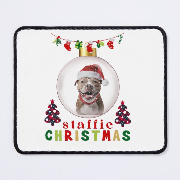 Item preview, Staffie christmas, staffordshire bull terrier, bubble designed and sold by Reflect33.