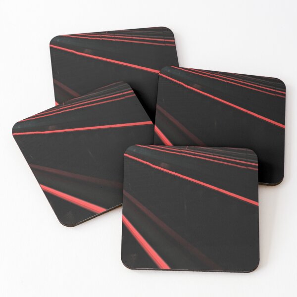 Item preview, Abstract Red Escalator Neon Lines 2  designed and sold by Diana van Neck.