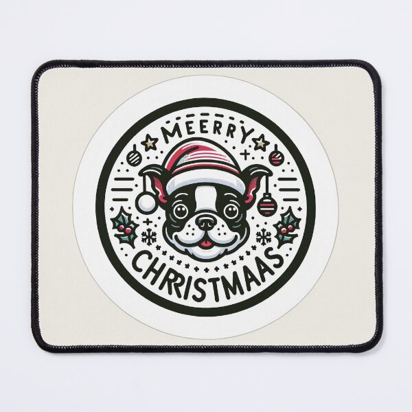 Item preview, boston terrier christmas designed and sold by pocopocodog123.