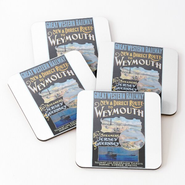 Item preview, Vintage Great Western Railway poster advertising travel to Weymouth designed and sold by Random Railways.