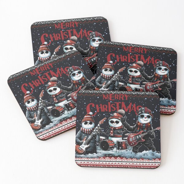 Item preview, Snowman rock band  designed and sold by ArtWearSplash.