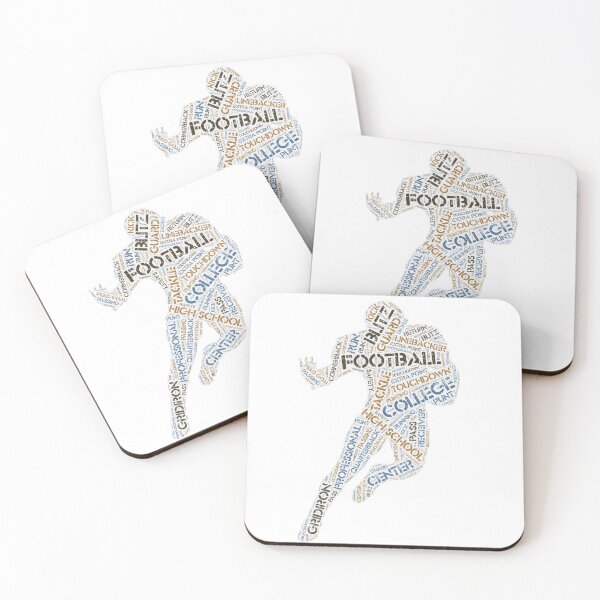 Item preview, Football Wordcloud for Lighter Backgrounds designed and sold by WordsYouLove.