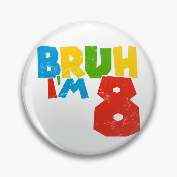 Item preview, Bruh - I'm Eight Birthday Boy Girl Shirt designed and sold by markusabart.